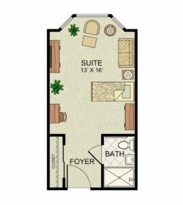 Skilled Nursing Private Room.