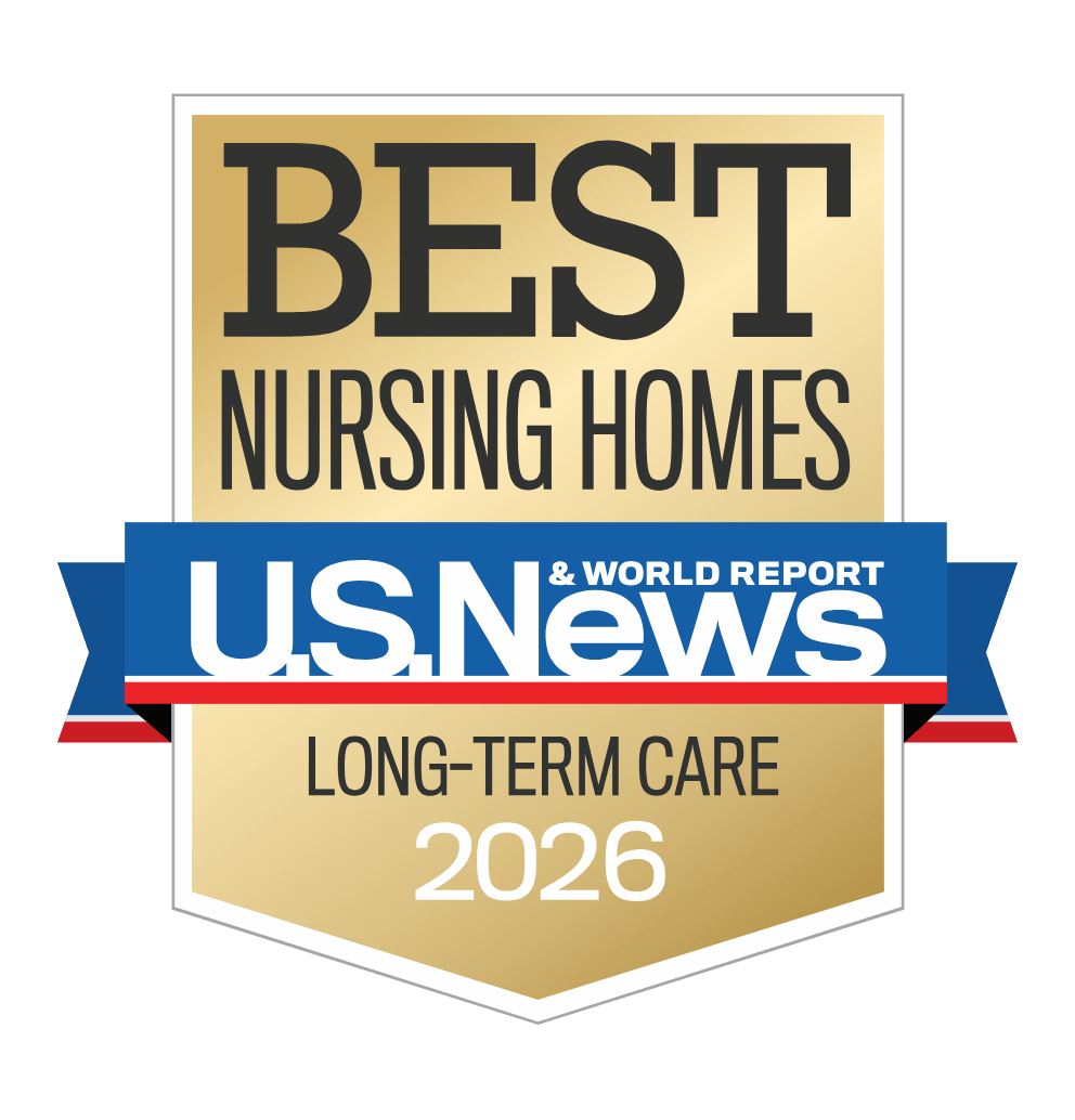 Badge: Rated Best Long-Term Care 2026 by U.S. News & World Report
