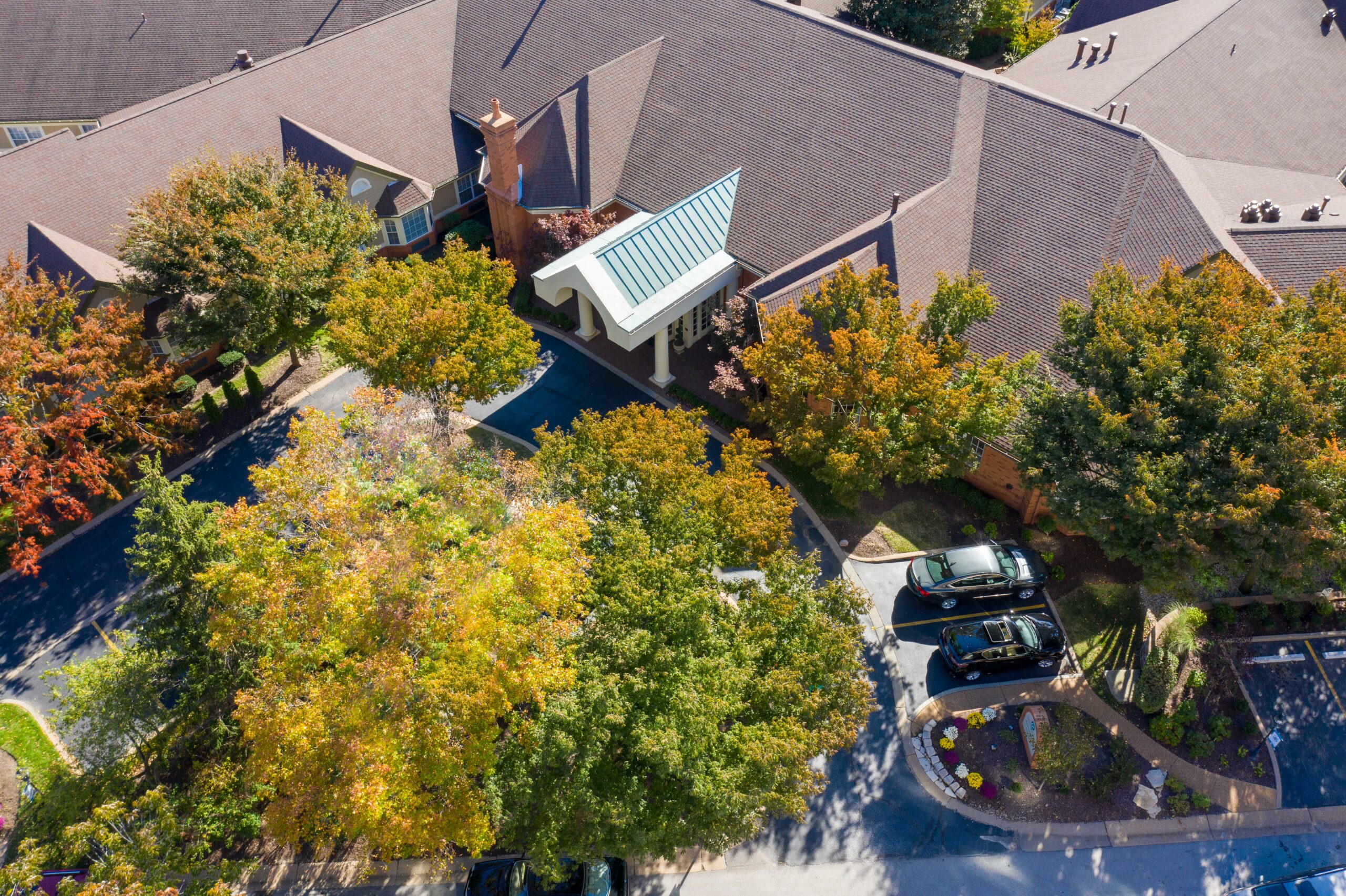 McKnight Place Extended Care aerial view
