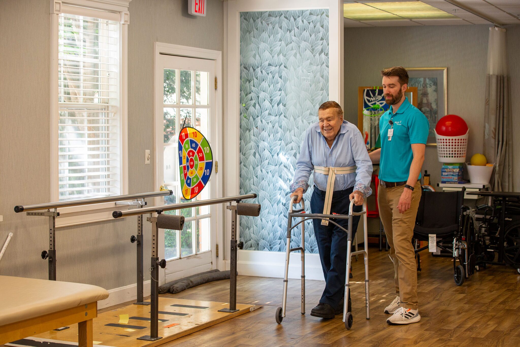 Physical therapy at McKnight Place Extended Care